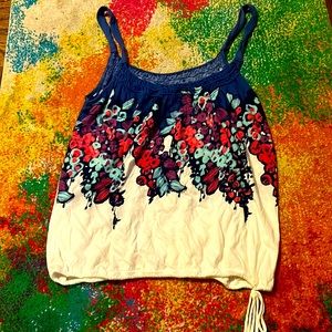 American Eagle Floral Tank